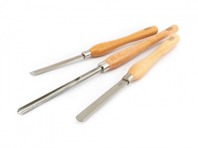 BASIC-LINE Drechselmesser Einsteiger-SET HSS 3-teilig